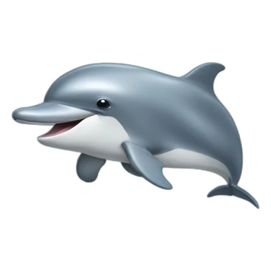 FAT DOLPHIN sticker