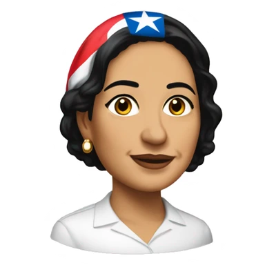 Mariana Bracetti Cuevas was a patriot and leader of the Puerto Rico independence movement. sticker