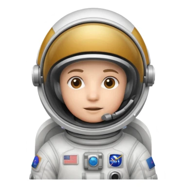 Engineer in an white astronaut suit sticker