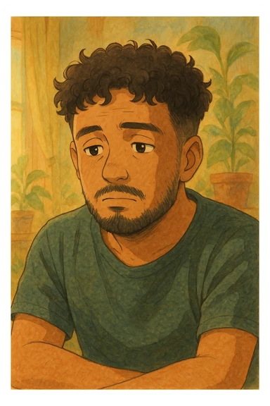 Make it ghibli style sticker