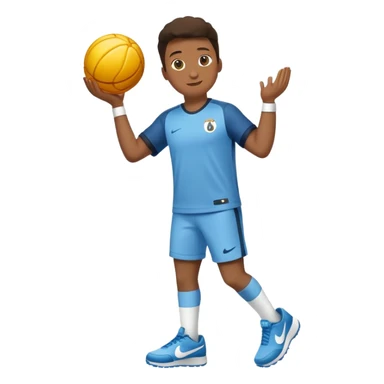 Faça uma emoji de um menino vestido de nike sticker