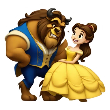 beauty and the beast  sticker