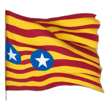 catalan independence flag sticker