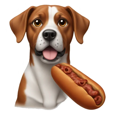 chorizo with a dog sticker