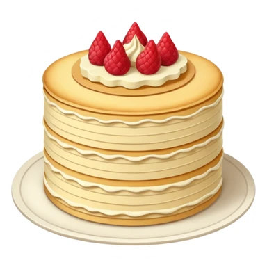 mille crepe cake sticker