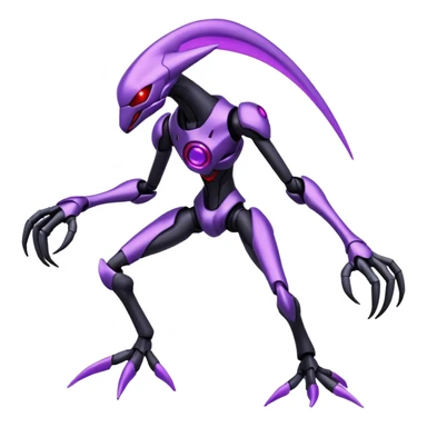 Darkrai-Deoxys-Genesect-Fakémon-hybrid-creature (full body)  sticker