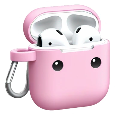 airpod case with pink bow sticker