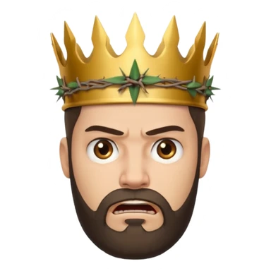 angry jesus emoji sticker