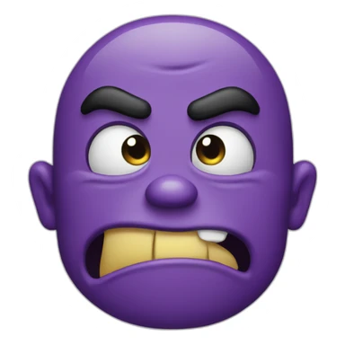 grimace-grimacing sticker