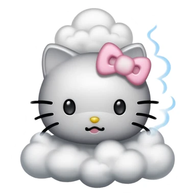 Hello-kitty hello-kitty with smoke sticker