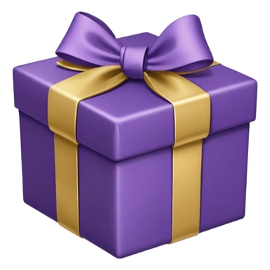purple giftbox sticker