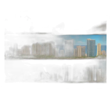 Benidorm skyline sticker