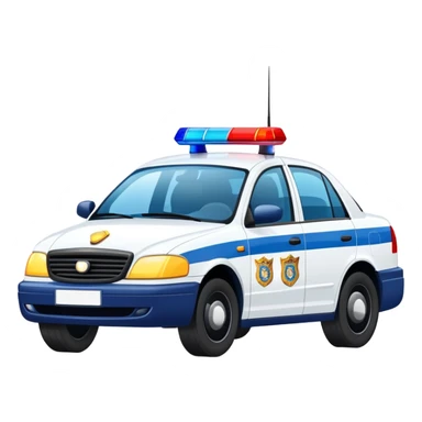 Un auto de la policia de españa sticker