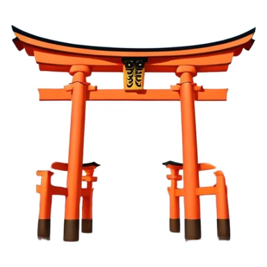 ​Cinematic Realistic Itsukushima Shrine, depicted as the iconic floating torii gate and shrine complex on the water, with vibrant vermilion hues contrasting against the serene blue sea and sky, rendered with intricate architectural details and soft, ethereal lighting that captures its spiritual beauty, sticker