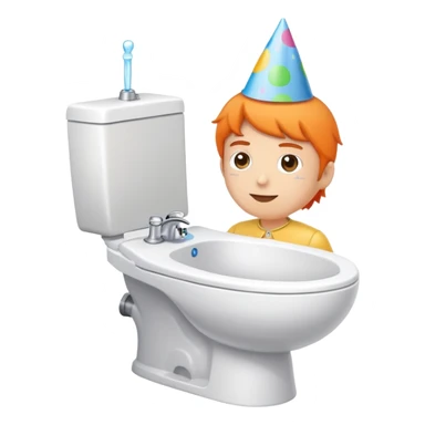 birthday bidet sticker