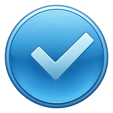 Make a emoji of official Instagram verified Blue tick  sticker