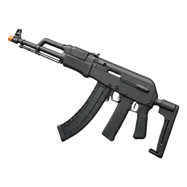 AKM with a polymer handrail and buttstock. sticker