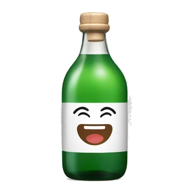 chamisul soju bottle sticker