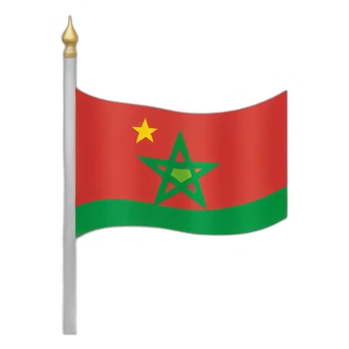 Maroc amazigh flag  sticker