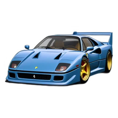 Ferrari f40 liberty walk edition sticker