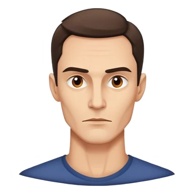 Sigma face with jawline and mewing sticker