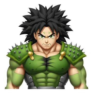 Broly from dragonball super sticker
