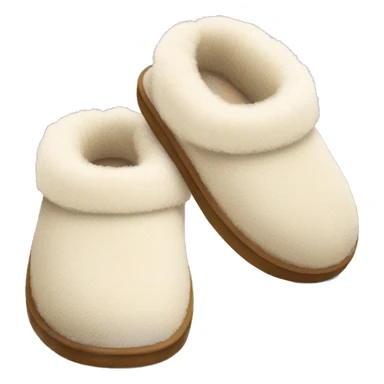 Ugg fuzzy slippers sticker