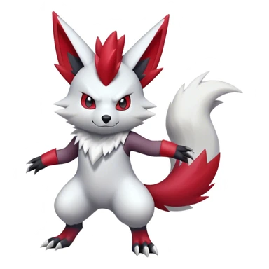Epic Shiny Cool Cute Kawaii Zangoose-Zoroark-Pokemon Full Body sticker