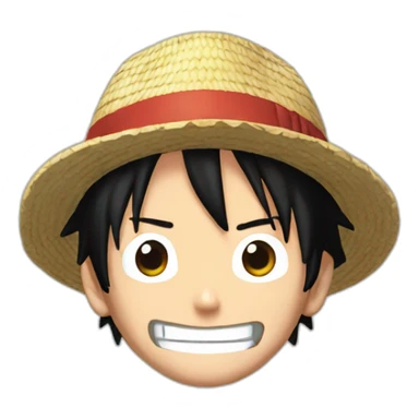 Luffy of one piece  sticker