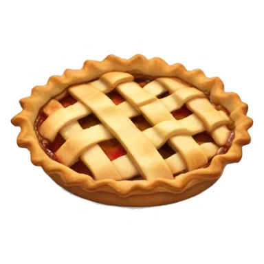 Cute apple pie sticker