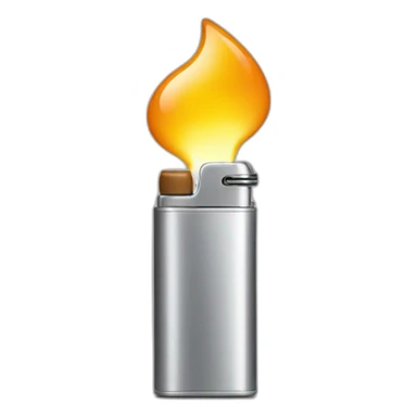 Lighter under spoon sticker