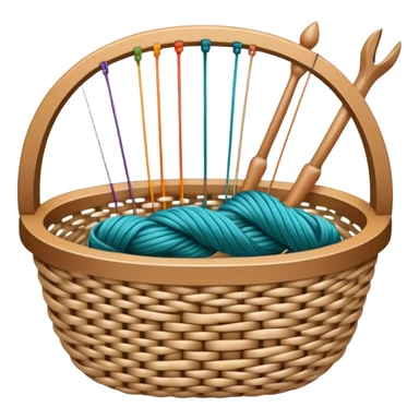 Weaving icon, various types of weaving such as basket weaving, macramé, and loom weaving, showing intertwined threads or ropes, weaving tools like shuttle, crochet hook, and loom, minimalistic style, clean lines, transparent background. sticker