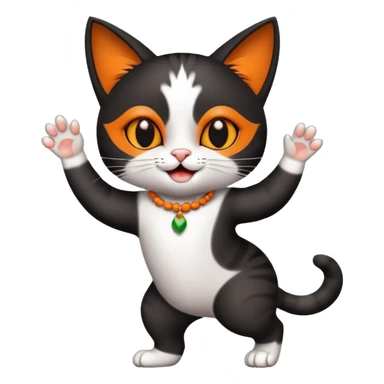 gatto che balla la samba sticker