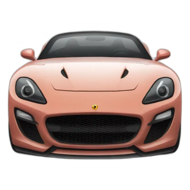 A sports car sticker