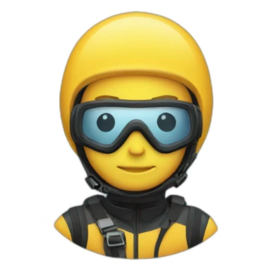 Dry suit diver sticker