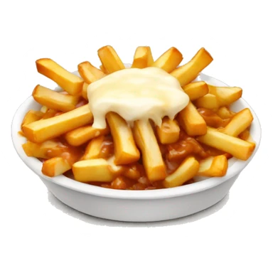 poutine qui mange une poutine sticker