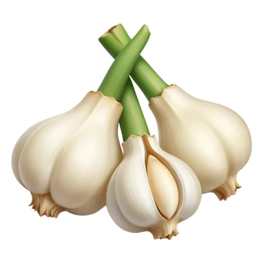 peeled garlic cloves sticker