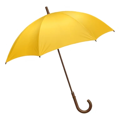 yellow umbrella sticker