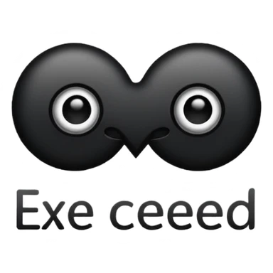 the word exceed, with all letters visible and in correct order sticker