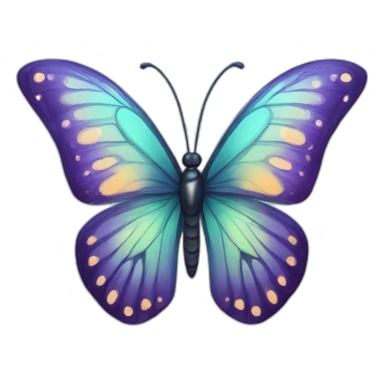 Fantasy butterly sticker