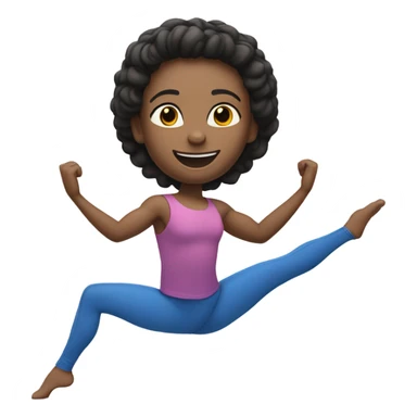 Middle split sticker