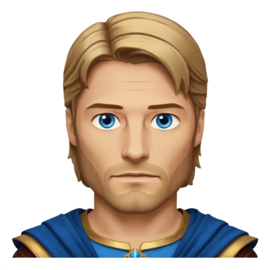 ajamie lannister character face only younger sticker