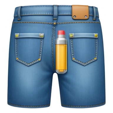 EpiPen in back jeans pocket sticker