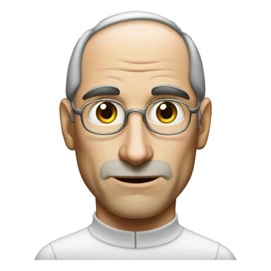 young Steve jobs with smaa wrinkles sticker