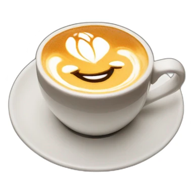 Latte art tulip sticker