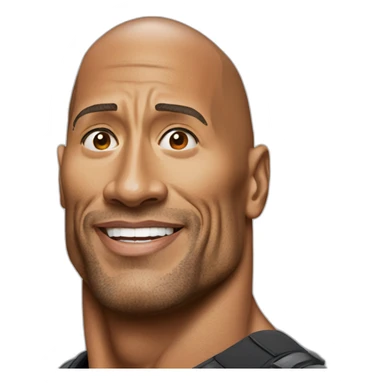 Dwayne Johnson gigachad sticker