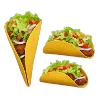 Tacos that kiss a kebab sticker