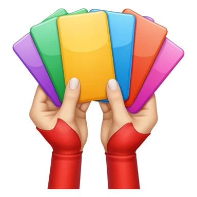 hand opening card packs sticker