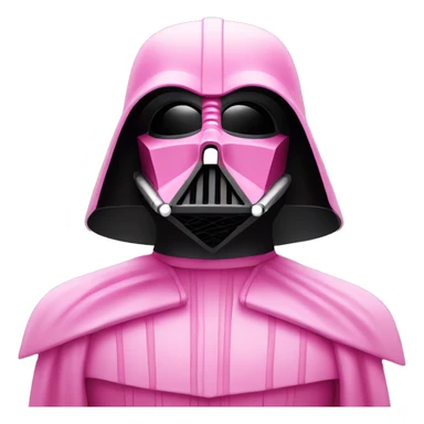 Darth Vader in pink sticker