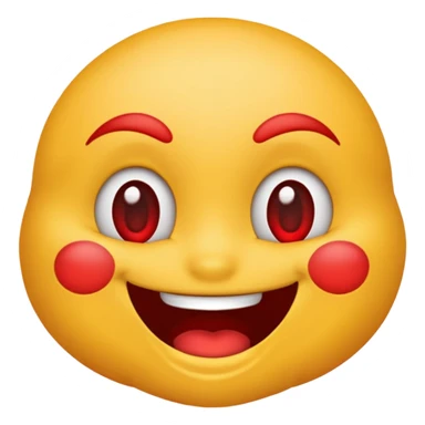 Naughty emoji sticker
